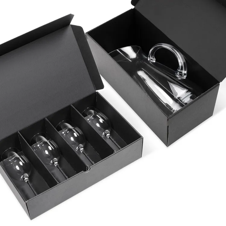 Taroni 50 oz Carafe and 4 Danforth Wine Glasses Set #2