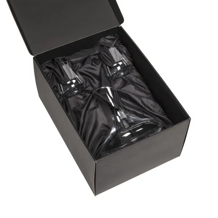Terrassa 54 oz Carafe and 2 Carlita Stemless Wine Glasses Set #2