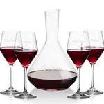 Ensemble carafe Terrassa 54 oz et 4 verres à vin Bengston