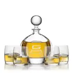 Ensemble carafe Tilden 30 oz et 4 verres à whisky