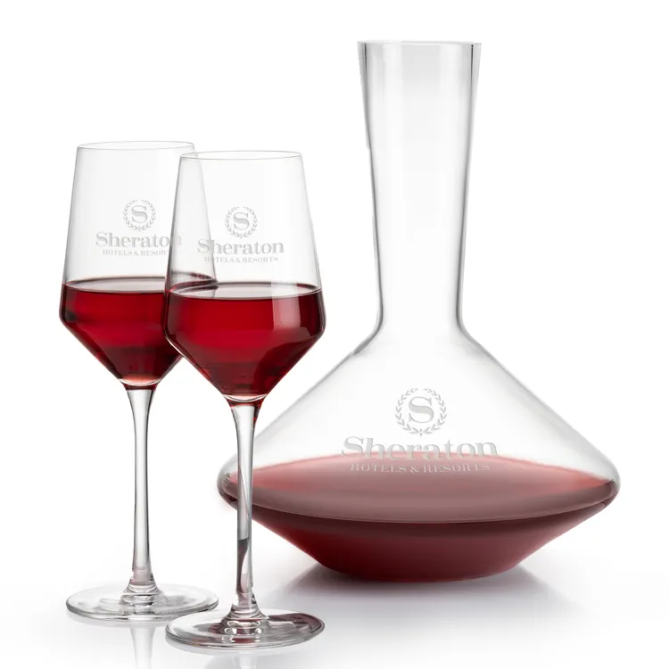 Tucson 60 oz Carafe and 2 Wine Glasses Set