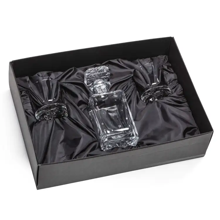 Veradero Decanter 30 oz and 2 Whisky Glasses #2