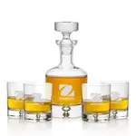 Ensemble carafe Wellington 25 oz et 4 verres à whisky
