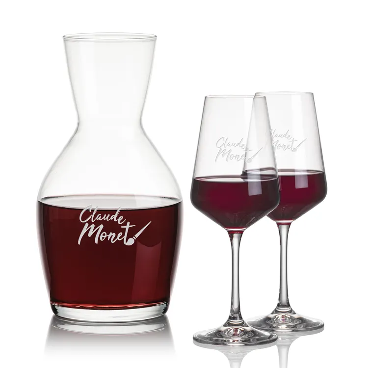 Westwood 38 oz Carafe and 2 Cannes Wine Glasses Set