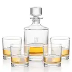 Whitlock Decanter 30 oz and 4 Whisky Glasses