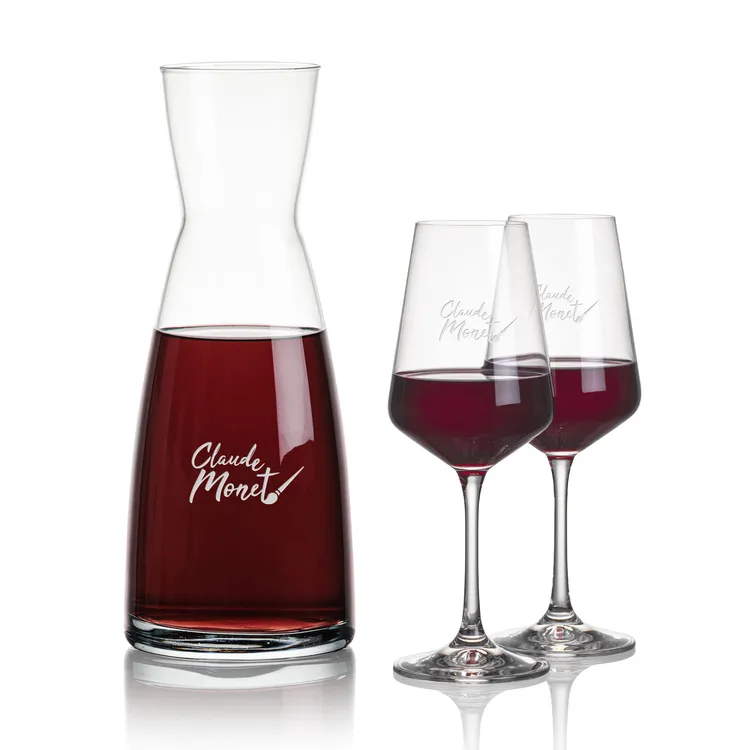 Winchester 36.5 oz Carafe and 2 Cannes Wine Glasses Set