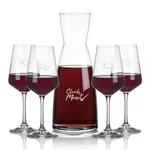 Winchester 36.5 oz Carafe and 4 Cannes Wine Glasses Set