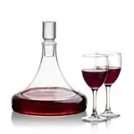 Ashby Wine Decanter 53 oz and 2 Carberry Wine Glasses
