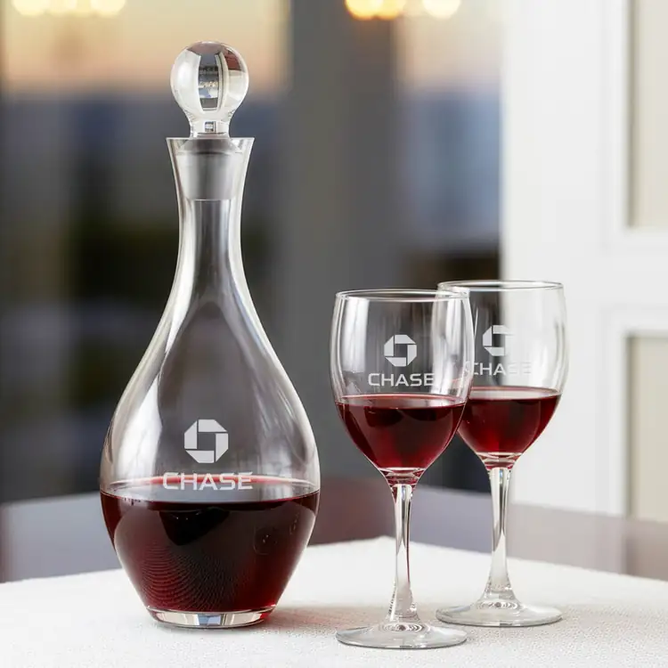 Ensemble carafe à vin Briarwood 33 oz et 2 verres à vin Carberry #2