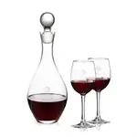 Briarwood Wine Decanter 33 oz and 2 Connoisseur Wine Glasses