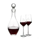 Briarwood Wine Decanter 33 oz and 2 Tucson Wine Glasses