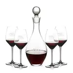 Briarwood Wine Decanter 33 oz and 4 RIEDEL Extreme Wine Glasses