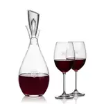 Juliette Wine Decanter 32 oz and 2 Blyth Wine Glasses