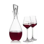 Juliette Wine Decanter 32 oz and 2 Bretton Wine Glasses
