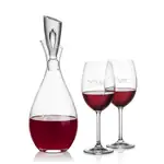 Juliette Wine Decanter 32 oz and 2 Coleford Wine Glasses