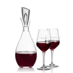Juliette Wine Decanter 32 oz and 2 Germain Wine Glasses