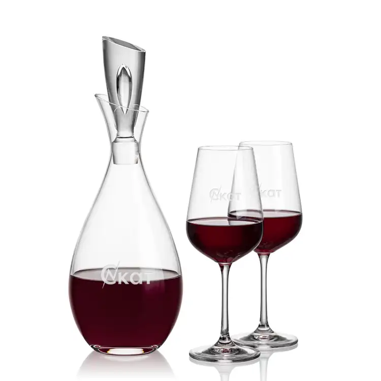 Juliette Wine Decanter 32 oz and 2 Laurent Wine Glasses