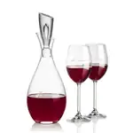 Juliette Wine Decanter 32 oz and 2 Naples Wine Glasses