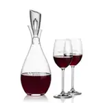 Juliette Wine Decanter 32 oz and 2 Woodbridge Wine Glasses