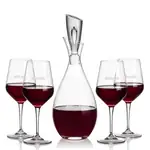 Juliette Wine Decanter 32 oz and 4 Germain Wine Glasses