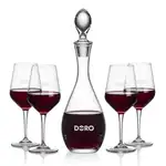 Ensemble carafe à vin Malvern 32 oz et 4 verres à vin Germain