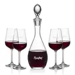 Ensemble carafe à vin Malvern 32 oz et 4 verres à vin Laurent