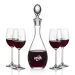 Ensemble carafe à vin Malvern 32 oz et 4 verres à vin Woodbridge