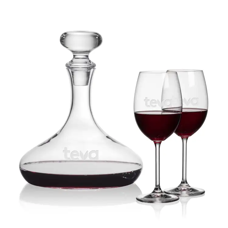 Ensemble carafe à vin Stratford 32 oz et 2 verres à vin Blyth