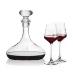 Ensemble carafe à vin Stratford 32 oz et 2 verres à vin Bretton