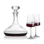 Ensemble carafe à vin Stratford 32 oz et 2 verres à vin Dakota