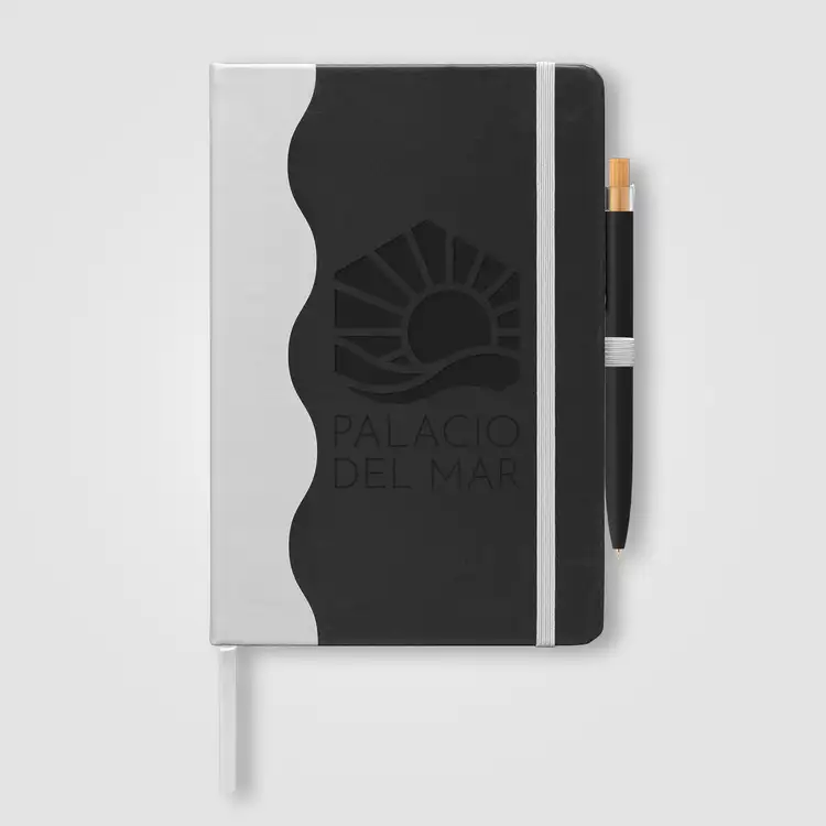 Grete Recycled Wave Pattern Journal Pen Set - A5 #8