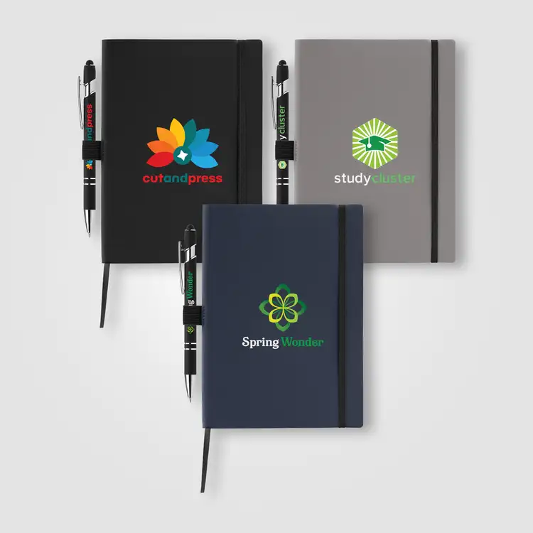 Hemingway Recycled Soft Cover Journal & Pen Set - A5 5.5'' x 8.3'' #2