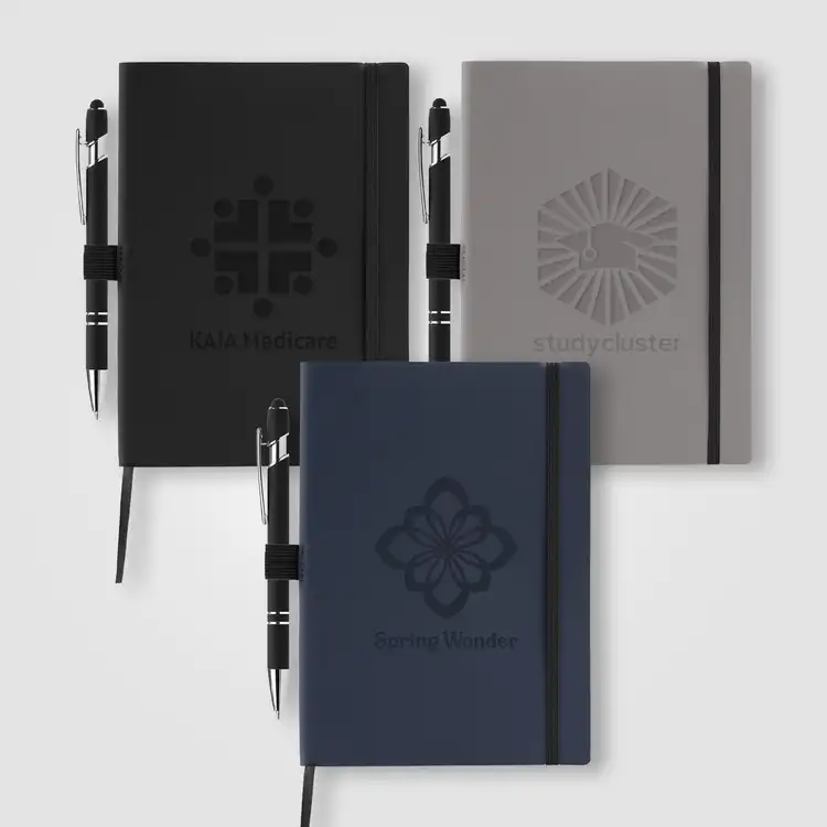 Hemingway Recycled Soft Cover Journal & Pen Set - A5 5.5'' x 8.3''