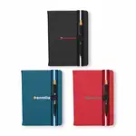 Newport Recycled Chevron Refillable Journal Pen Set - A5