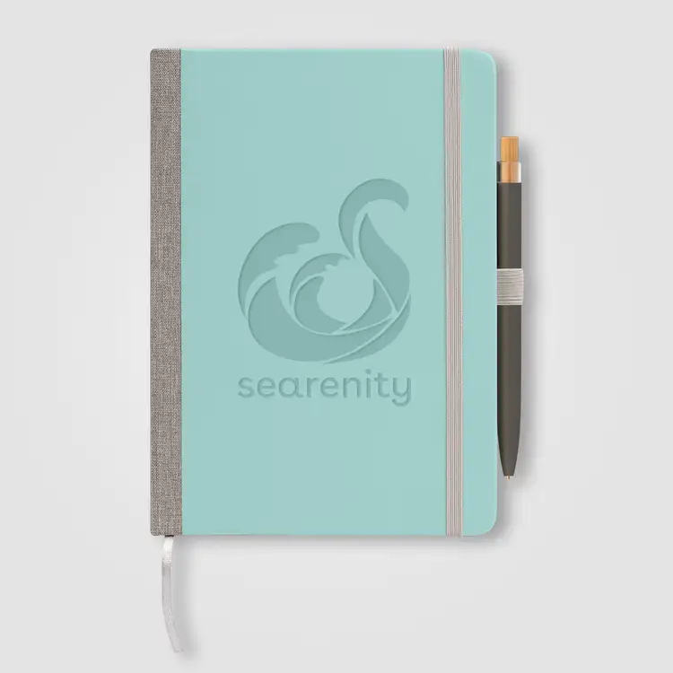 Steinbeck Recycled Hard Cover Journal & Pen Set - A5 #3