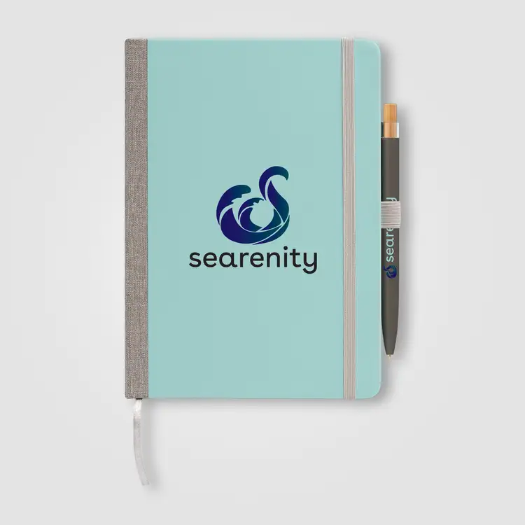 Steinbeck Recycled Hard Cover Journal & Pen Set - A5 #4