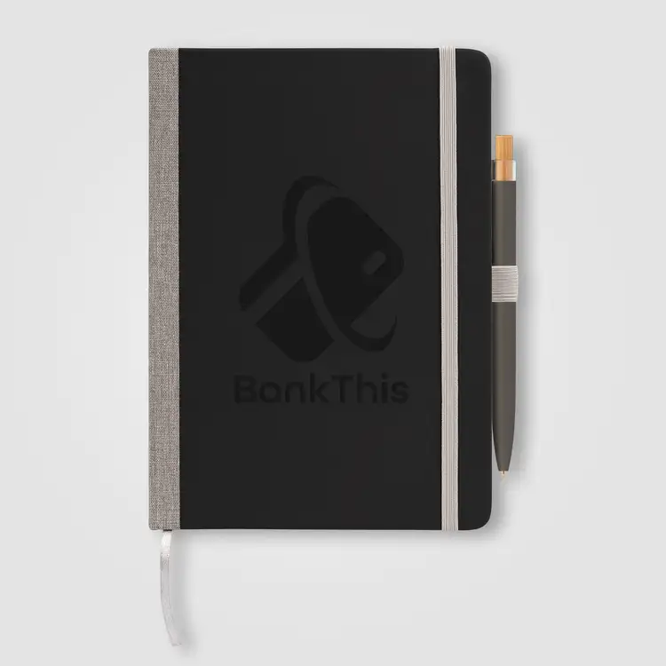 Steinbeck Recycled Hard Cover Journal & Pen Set - A5 #5