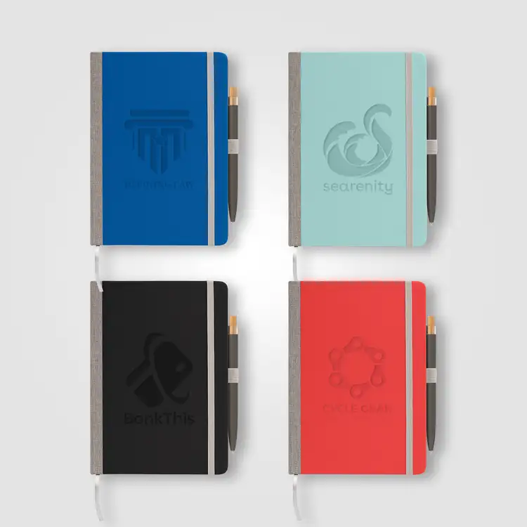 Steinbeck Recycled Hard Cover Journal & Pen Set - A5