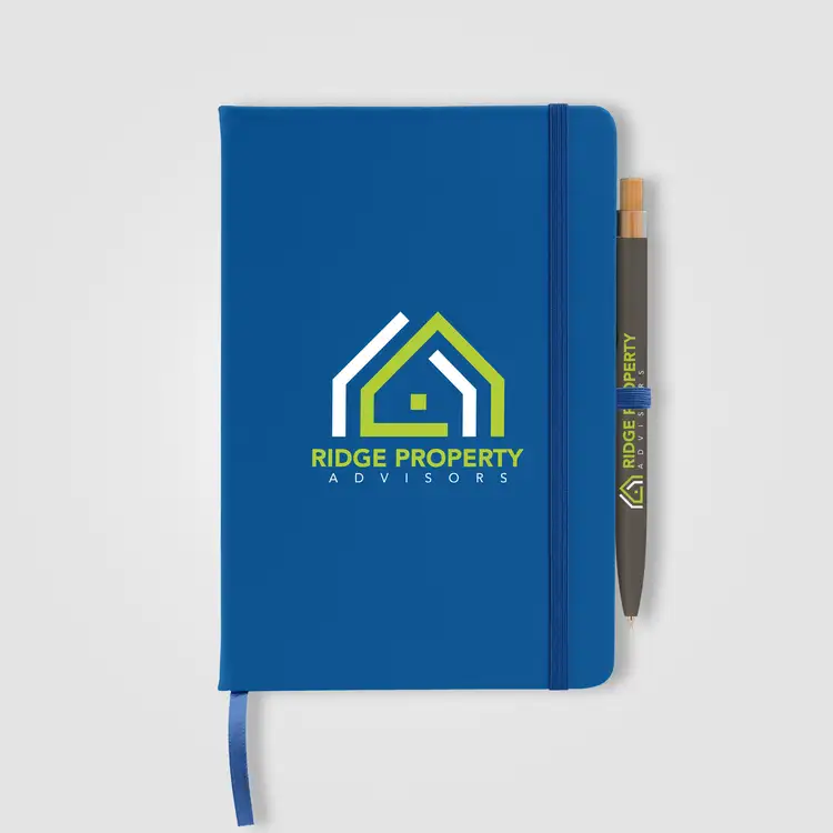 Wilde Recycled Hard Cover Journal & Pen Set - A5 5.5'' x 8.3'' #11