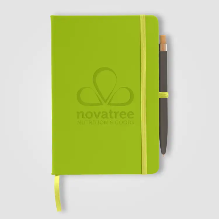 Wilde Recycled Hard Cover Journal & Pen Set - A5 5.5'' x 8.3'' #13