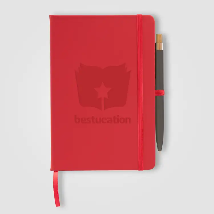 Wilde Recycled Hard Cover Journal & Pen Set - A5 5.5'' x 8.3'' #8