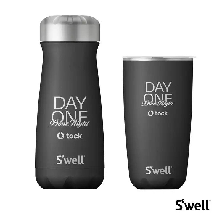 S’well Start Onboarding Set with 16 oz Bottle and 18 oz Tumbler