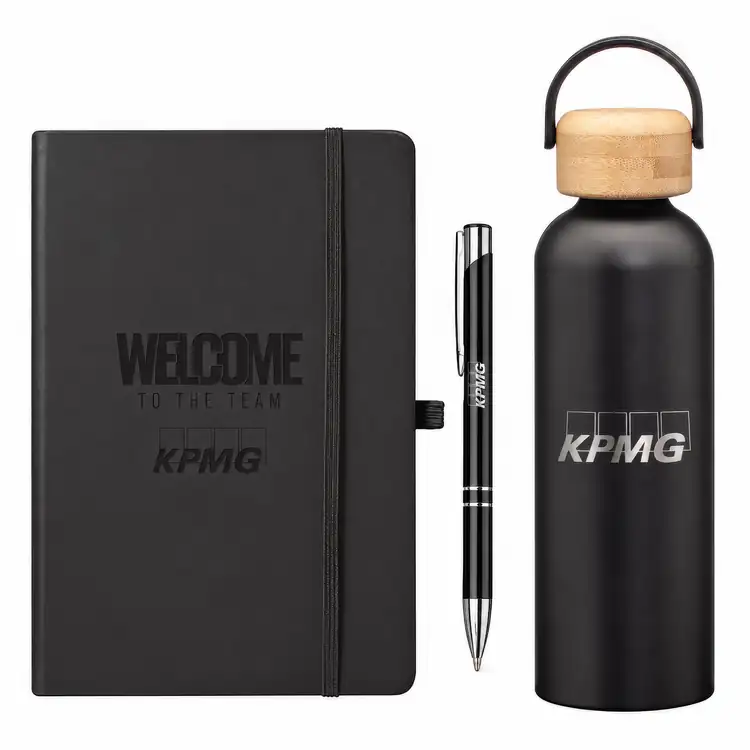 Starter Onboarding Set with Bottle, Eccolo Journal and Pen