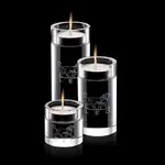 Tissot Optical Crystal Candleholder Set of 3