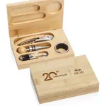 Ensemble de 4 accessoires à vin en bambou