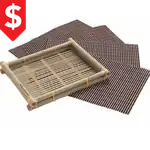 Ensemble de 4 napperons en bambou - Gravure
