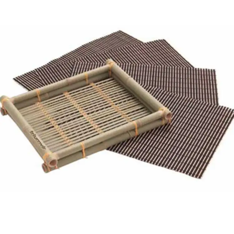 Set of 4 Bamboo Table Mats - Laser Engraved