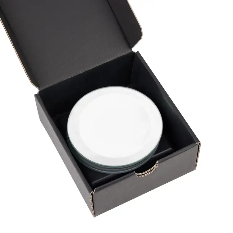Ensemble de 4 sous-verres Aladdin sur support Noir #6