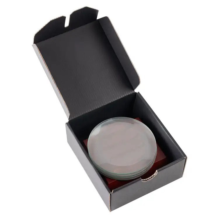 Midland Coasters - Set of 4 on Rosewood Base #2