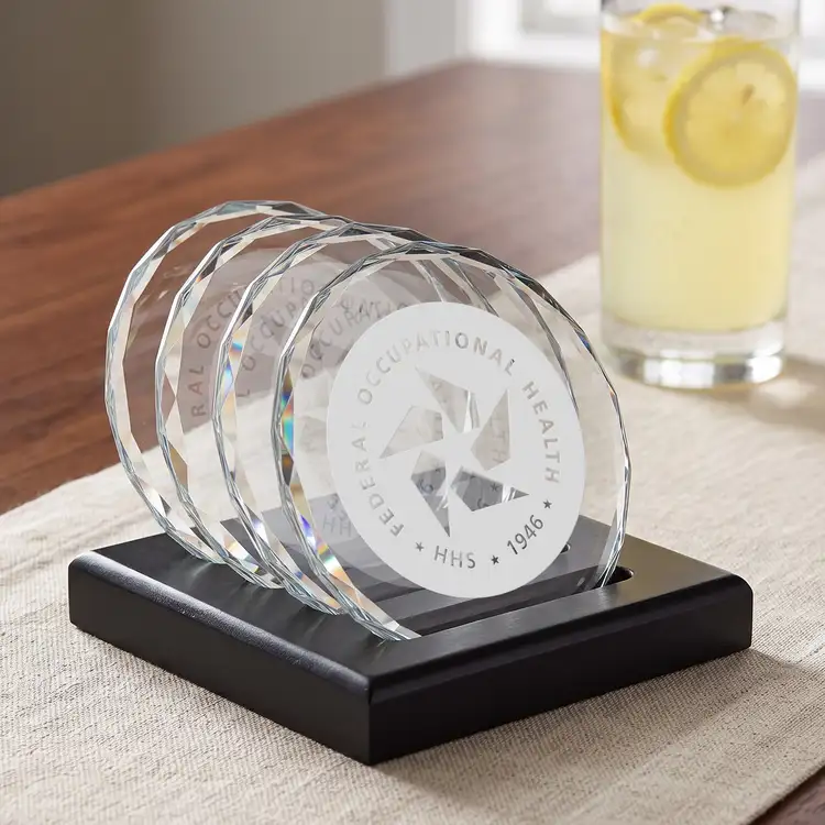 Porterfield Coasters - Set of 4 on Black Base #3